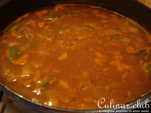 МЯСНОЙ СУП С КАПУСТОЙ