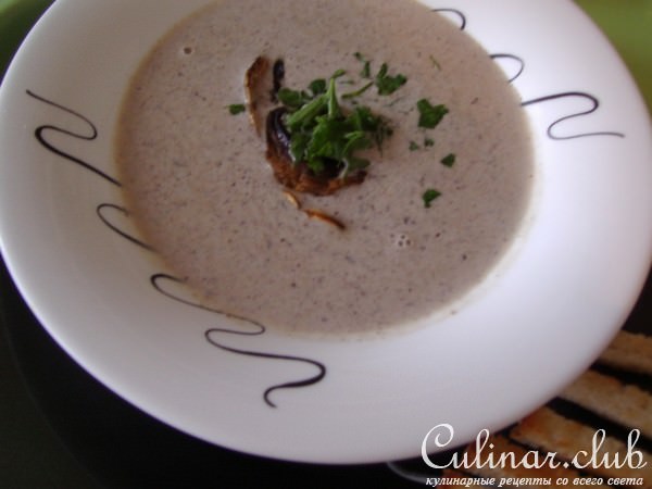 Сырный суп с грибами (мой вариант)