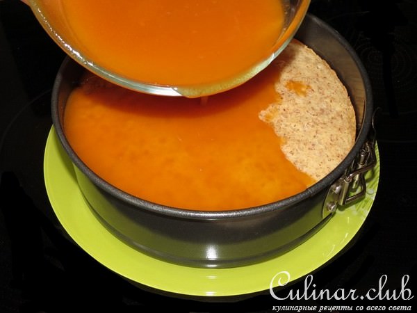 Ореховый торт в облепиховом желе (Тест - драйв) 