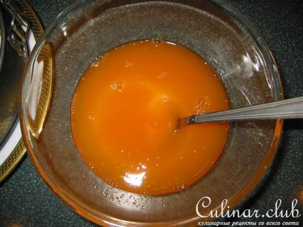 Персиковый торт - суфле