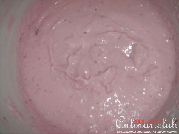 Творожный торт с клубникой 