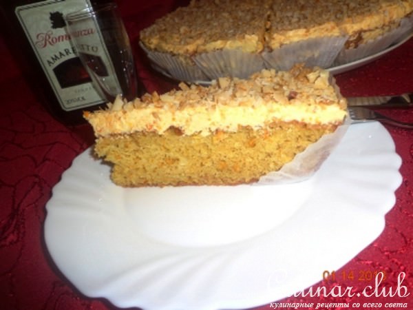 Мандариновый торт (легкий)