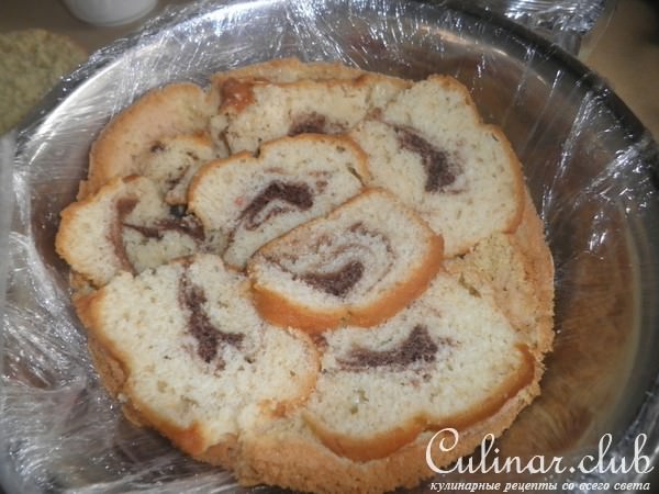 Торт с заварным кремом. Zuppa inglese napoletana