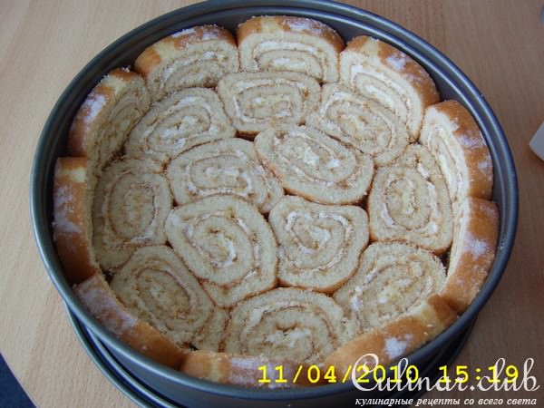 Абрикосовый торт без выпечки