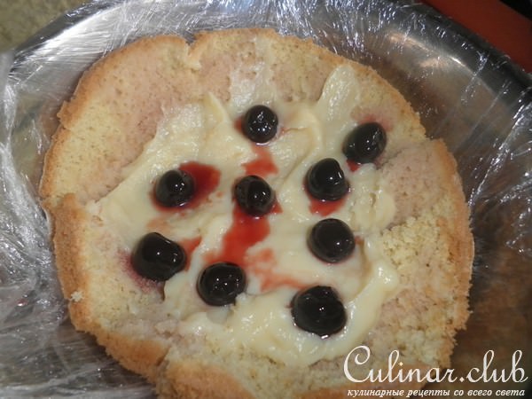 Торт с заварным кремом. Zuppa inglese napoletana