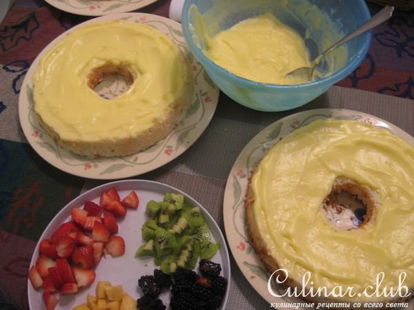 ANGEL FOOD CAKE (классический белоснежный нежный бисквит)