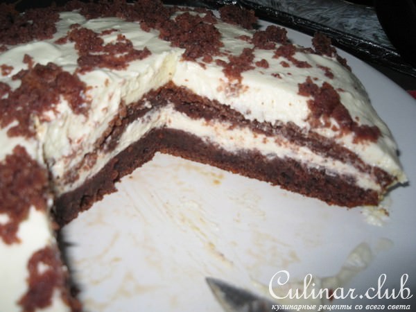 Торт черемуховый (вариант-мини)