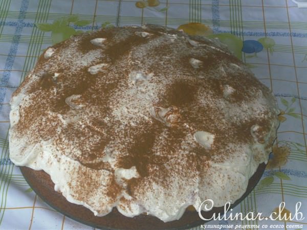 мандариновый тортик с корицей