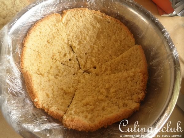 Торт с заварным кремом. Zuppa inglese napoletana