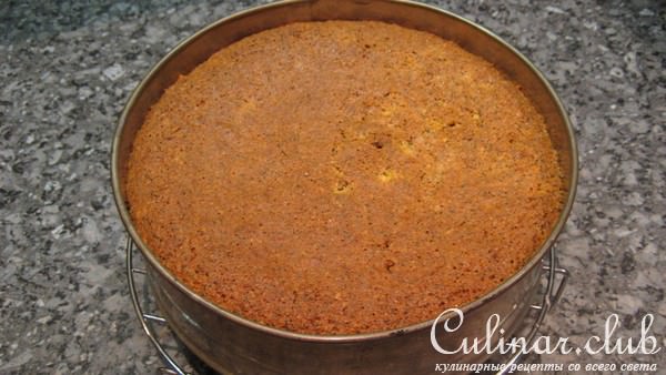 торт Апельсиновый с маком