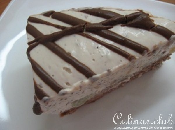 торт творожный с грушами