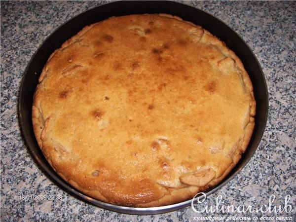 Пирог "Яблоки в сметане" (вариант)