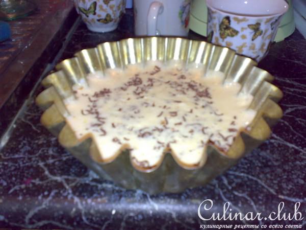 Кекс с творогом, лимоном, шоколадом и орехами