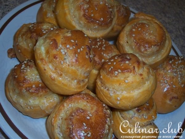 плюшки на томатном соке.