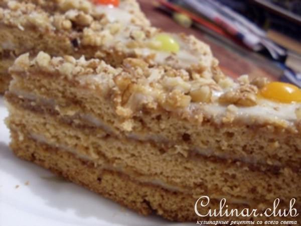 Медовый тортик (обыкновенный,но вкусный)