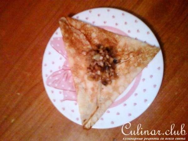 Блинчики с грибами