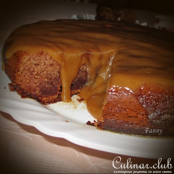 Английский финиковый пудинг с карамельным соусом (Тест-драйв)