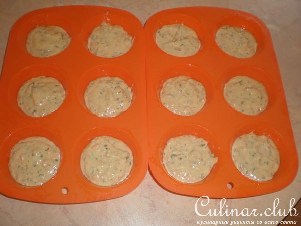 Кексы с лососем (вариант)