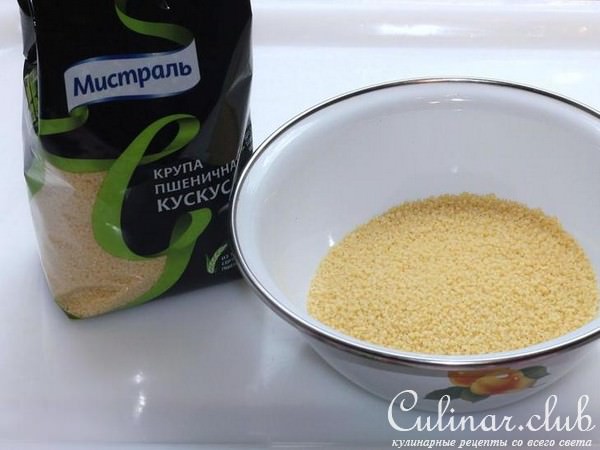Ягодный кускус с черникой