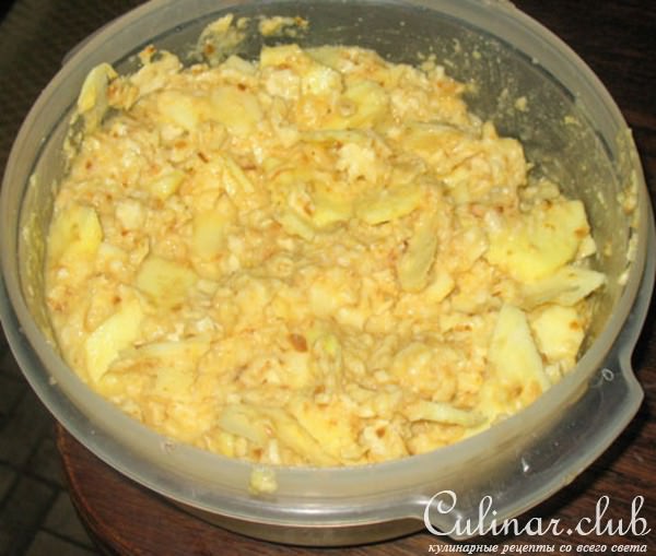Яблочный пирог из мацы