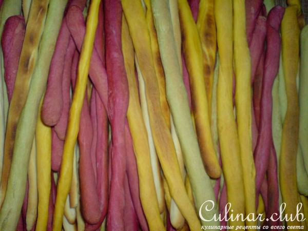 Пёстрая соломка " Grissini "