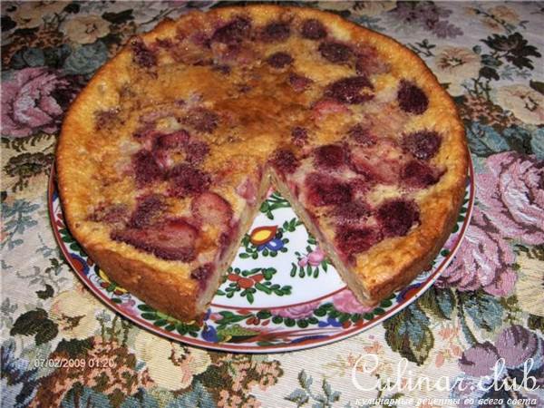Творожно-клубничный пирог (вариант)