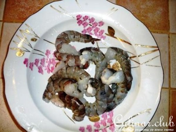 Пирожки с креветками