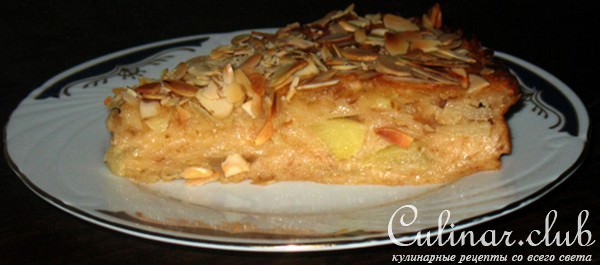 Яблочный пирог из мацы