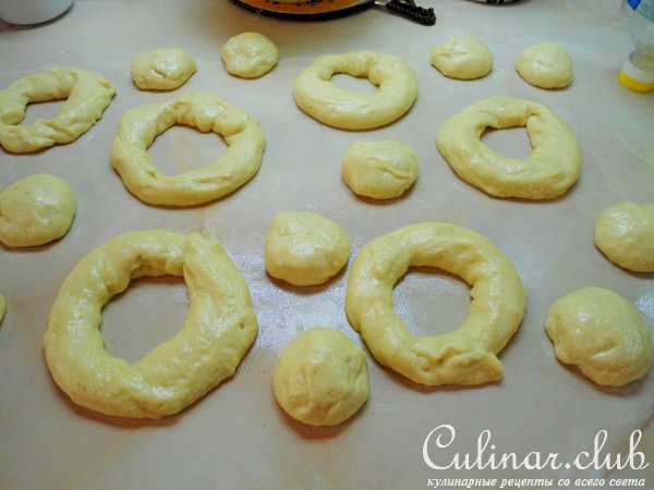 Zeppole. Картофельные пончики на дрожжах.