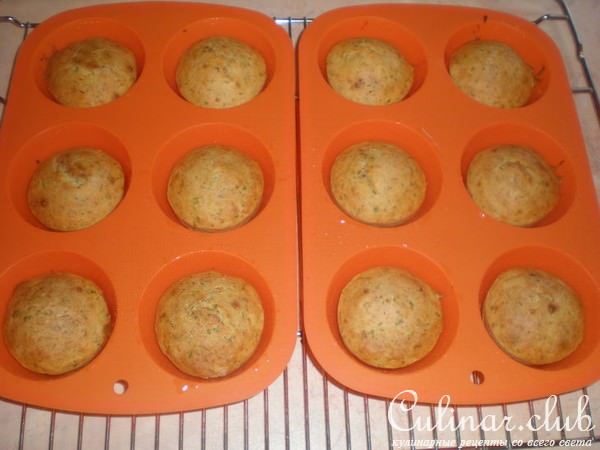 Кексы с лососем (вариант)