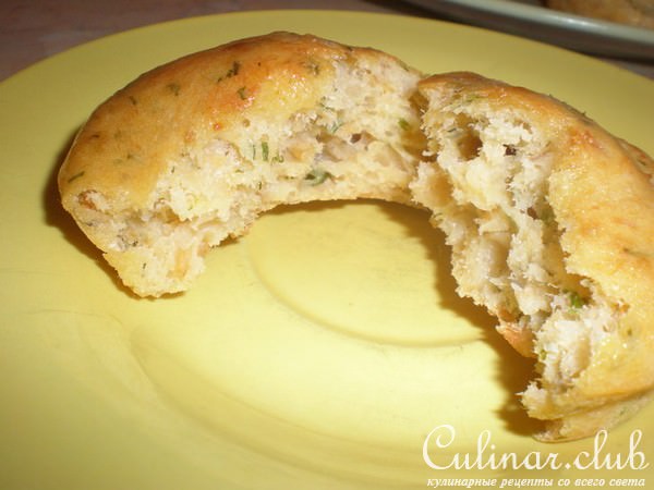 Кексы с лососем (вариант)
