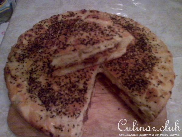 пирог с мясом