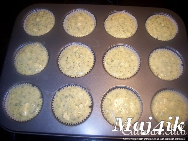 Картофельные маффины с сыром и зеленью