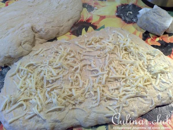 Чиабатта с сыром сулугуни и с оливками