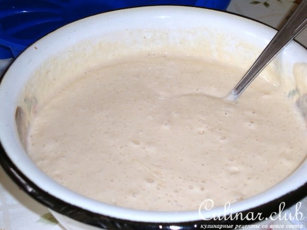 Манник на ряженке с бананами (без масла и яиц)