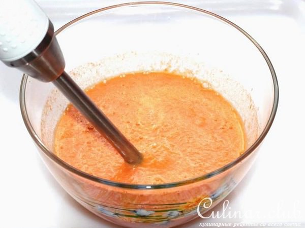Овощное суфле в микроволновке