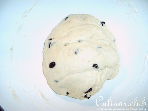 булочки с изюмом (вариант)
