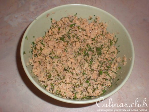 Кексы с лососем (вариант)