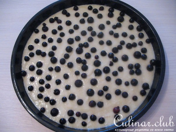 Медовая коврижка с черной смородиной