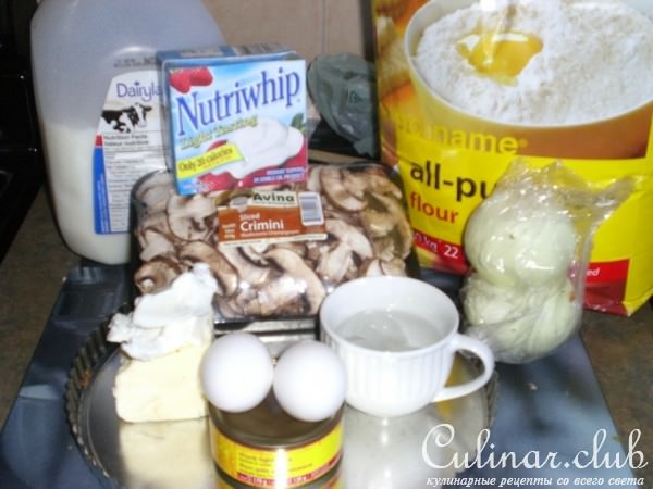Запеканка с тунцом и грибами ( вариант)