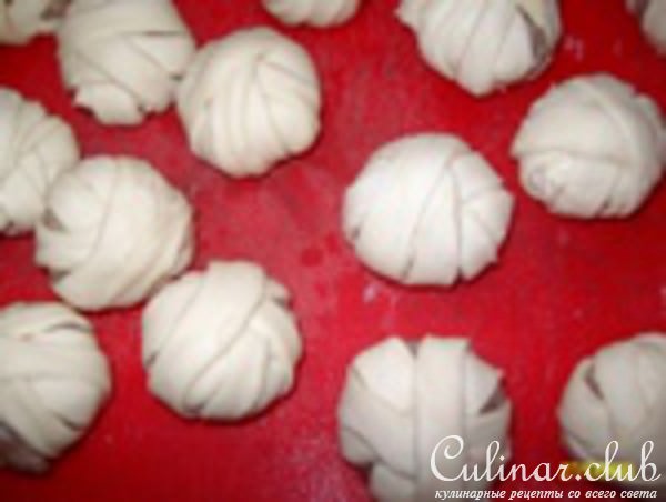 Мясные шарики в тесте