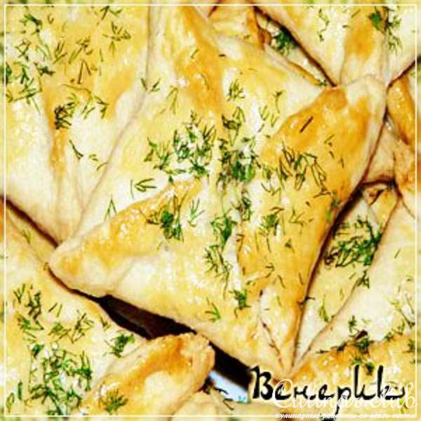 конвертики с копчённой рыбой