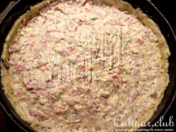 Сырный пирог с плавленными сырками и не только.