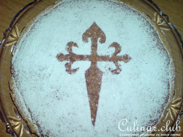Миндальный торт из Галисии (Испания) "Tarta de Santiago"