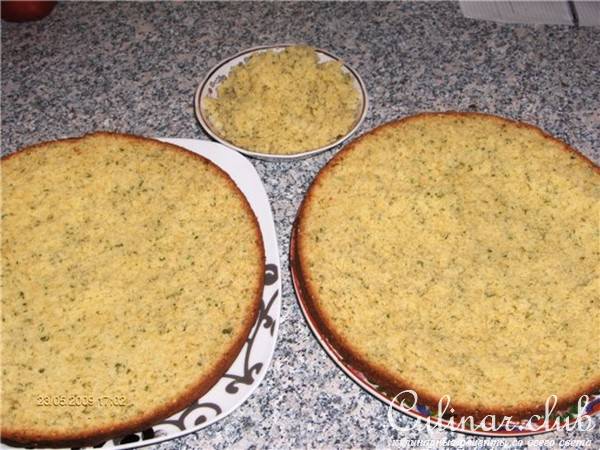 Сладкий тортик со шпинатом (типа Greencake)
