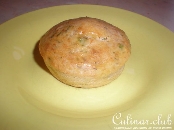 Кексы с лососем (вариант)