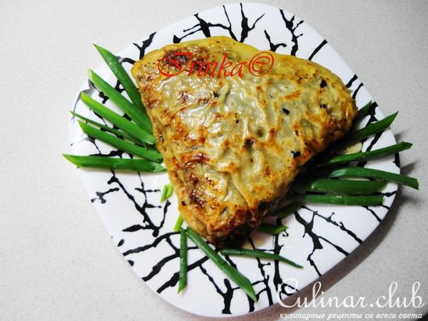 Китайские слоеные лепешки с мясом