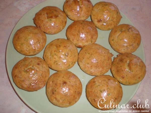 Кексы с лососем (вариант)