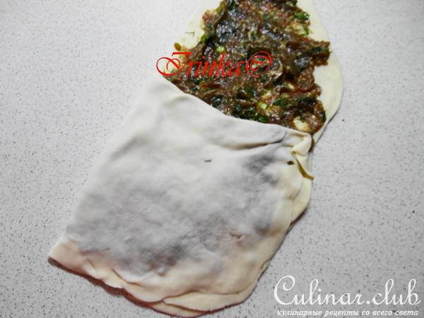 Китайские слоеные лепешки с мясом