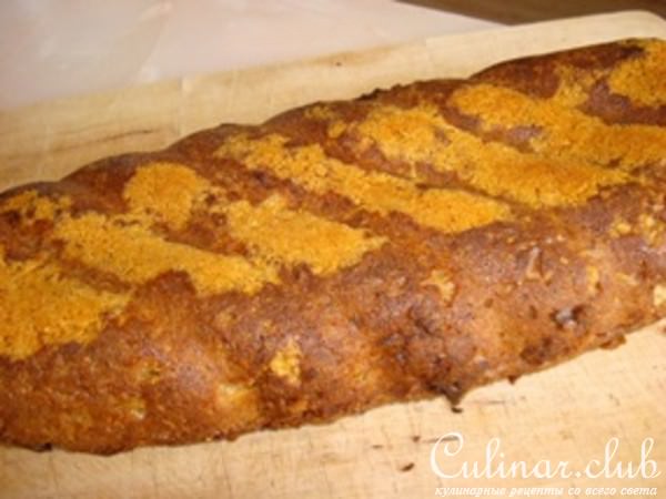 Творожник с кукурузными хлопьями и финиками